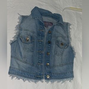 Boom Boom Jeans Blue Denim Vest